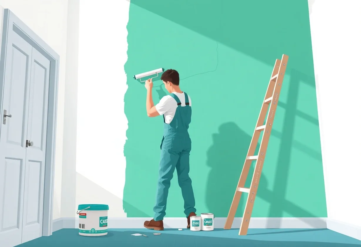 Peintre Neuilly-sur-Marne 93330 en intervention sur un chantier